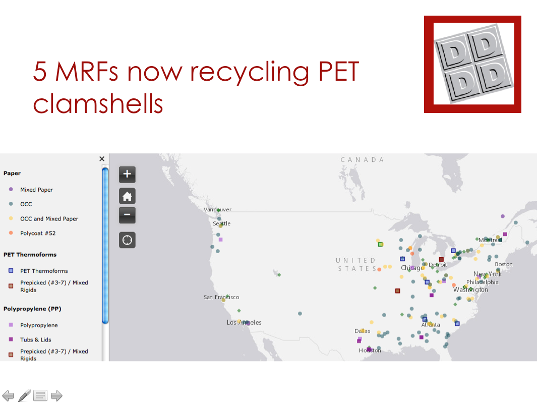 How clamshells became recyclable and recycled